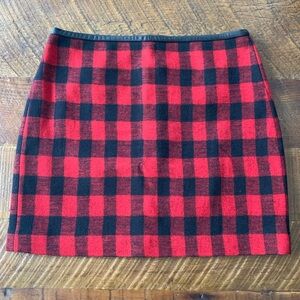 Madewell Buffalo Check Skirt